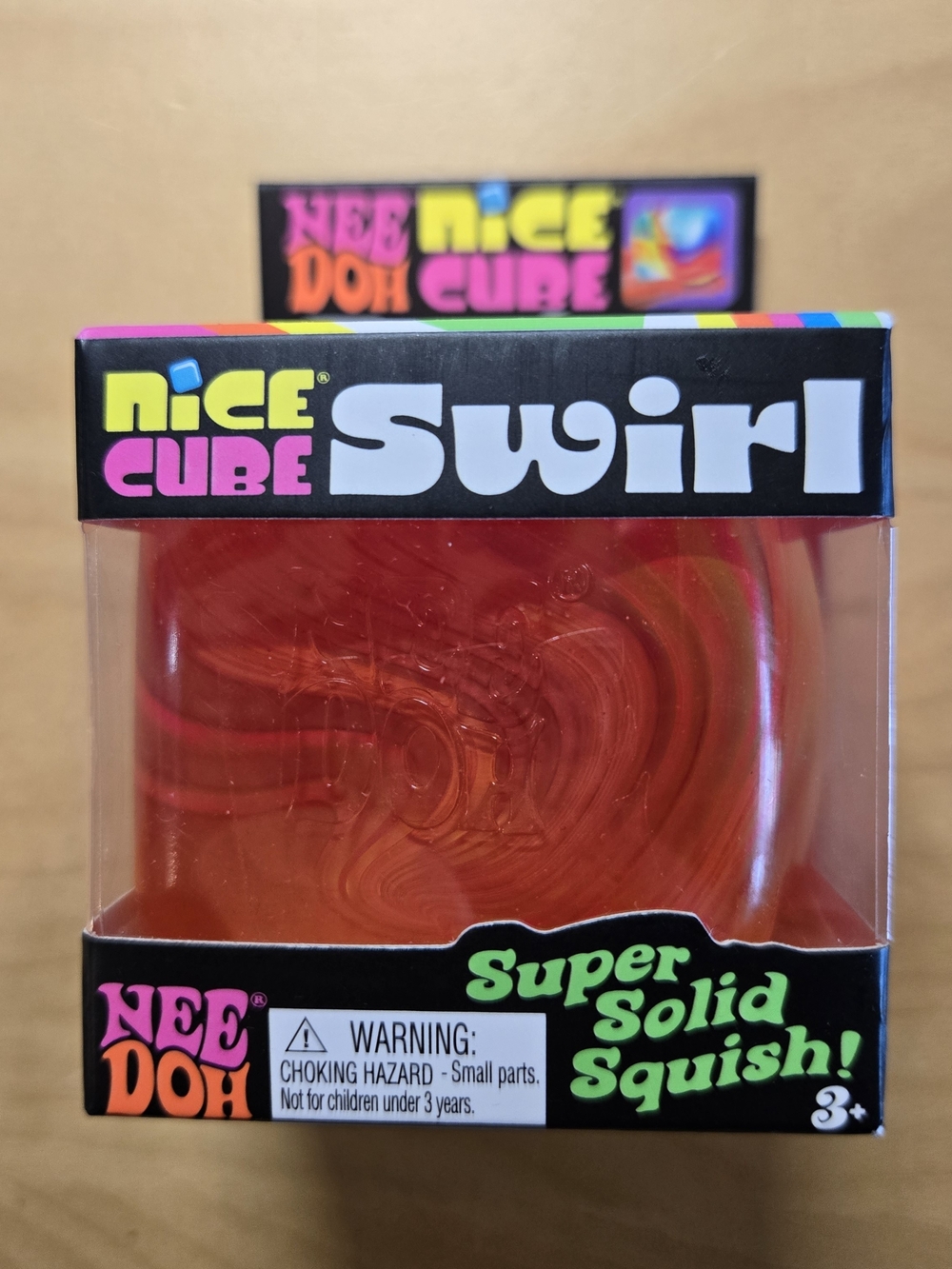 Needoh Nice Cube Swirl Orange